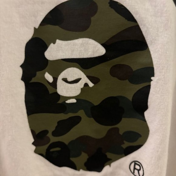 A Bathing Ape T Shirt camouflage logo - Picture 4 of 5
